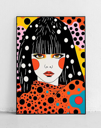 Plakat Kusama W Kolorach Kropki, Harvest Maison