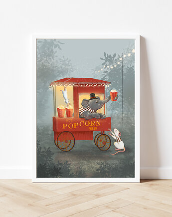 Popcorn Time Poster - pokój dziecka Hi Little, HI LITTLE