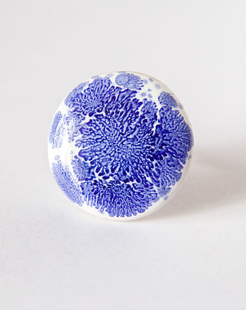 Pierścionek z ceramicznym oczkiem 23 mm, studnia ceramiczna