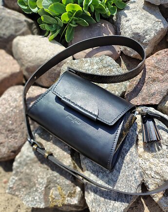 MINIBAG Black & snake, PAWDECO
