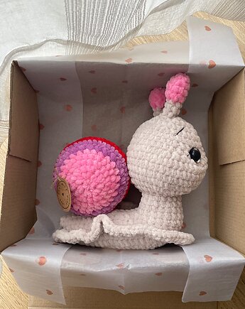 Ślimaczki - przytulanki na szydełku, HANDMADE crochet by Klaudia