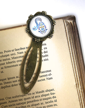 Zakładka do książki - Wodnik - klips, brąz, yenoo