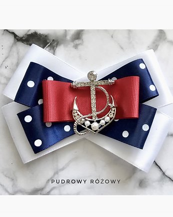 Brosza Marynarska MARINE  NOWOŚĆ!, Pudrowy Różowy
