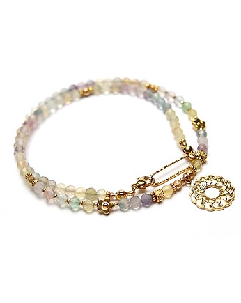 Fluoryt vol. 7 /choker/ naszyjnik 24.11.24 - Szlachetna kolekcja, KiKa pracownia