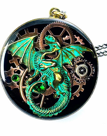 WISIOR - Dragon Green Beast - SMOK - unikatowy prezent, DROBINY CZASU