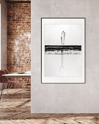 Obraz 70X100 cm wykonany ręcznie, abstrakcja, obraz do salonu, MiniMalArt
