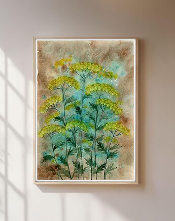 Oryginalna akwarela. Wrotycz A4, Malgorzata Domanska