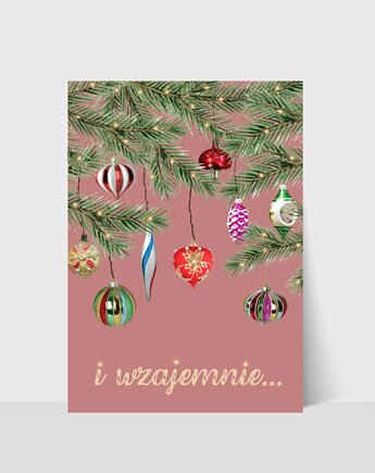 Pocztówka na świąteczne życzenia, wzajemnie, DODUMU