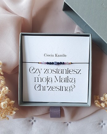 Bransoletka Czy zostaniesz moją MATKĄ CHRZESTNĄ, Hey details