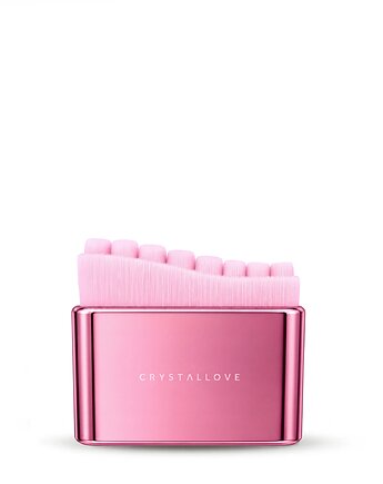 CRYSTALLOVE V-SHAPE Contour Face Brush - pink, CRYSTALLOVE