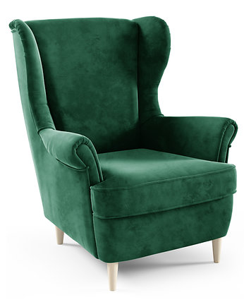 Fotel uszak Hjalmaren  Velvet WELUR, MebleNORTH