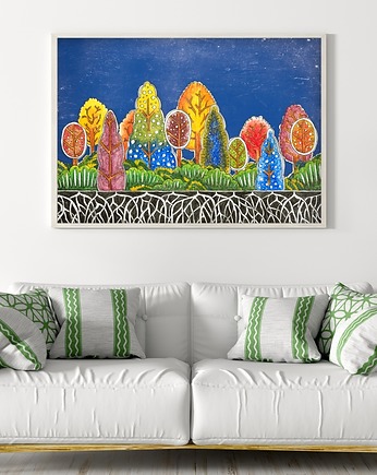 Las. Plakat, Malgorzata Domanska