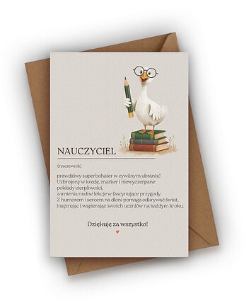 Kartka na Dzień Nauczyciela- Nauczyciel, Czarna Owca Karteczki