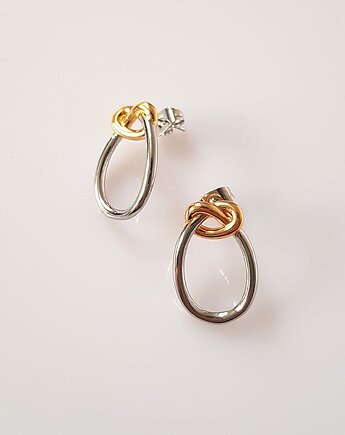 Kolczyki pozłacane Związane, Mitsu