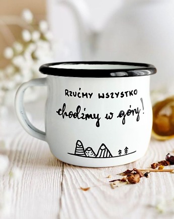 Kubek Emaliowany Chodźmy w Góry!