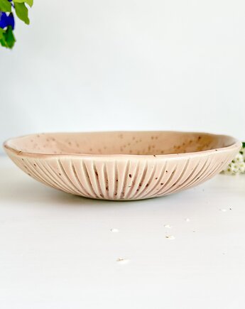 Ceramiczna miska M - piaskowy róż, Och ceramika