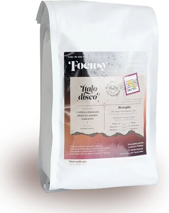 Kawa ziarnista ItaloDisco  gęste i mocne espresso 1000 g, Focusy