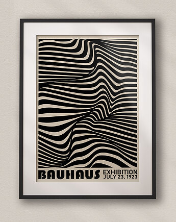 Minimalistyczny plakat - Bauhaus #13 - Do salonu, sypialni, biura, DAPIDOKA