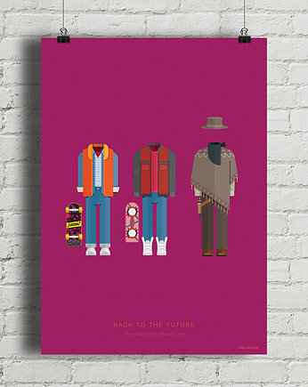 Plakat Back To The Future, minimalmill