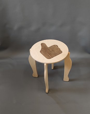 Taboret śmieszny, stołek dla dzieci, stołek dla dorosłych -OK, AdarusDesign