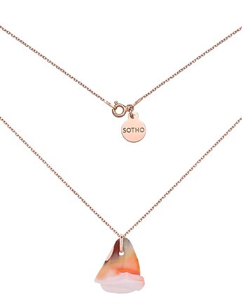 Naszyjnik z różowego złota z muszelką, SOTHO