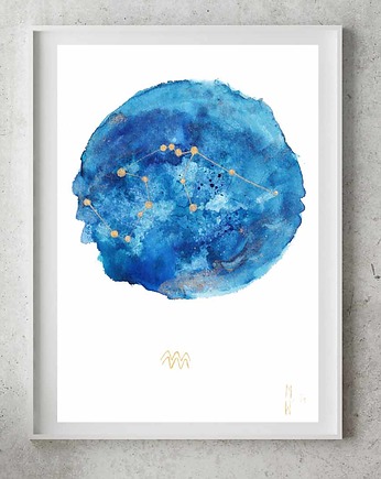 Plakat Gwiazdozbiór Wodnika Znak Zodiaku WODNIK, My Moment