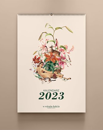 Kalendarz 2023 "Tajemniczy Ogród", W Wirażu Kolażu