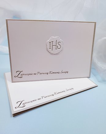 Zaproszenia dla na Komunię Świętą zaproszenie komunia, Card Design World