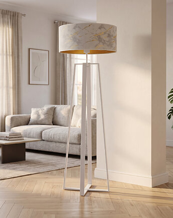 Stojąca lampa do salonu MOSS MARMUR, LYSNE