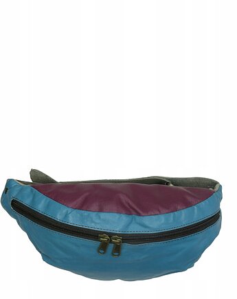 Nerka skórzana wygodna pojemna damska ze skrawków OLIVKA, Olivka Warsaw