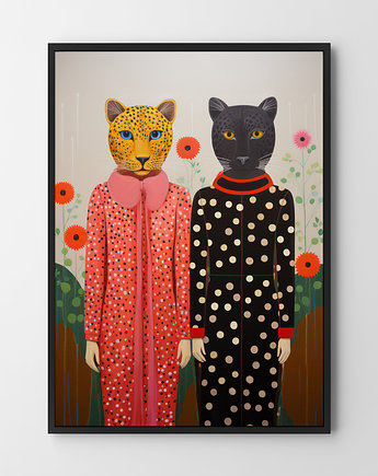 Koty - plakat/ilustracja, HOG STUDIO