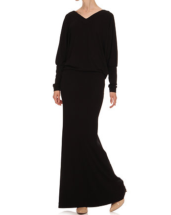 Suknia czarna YY300035_RAL9005, OKAZJE - Prezent na Święta