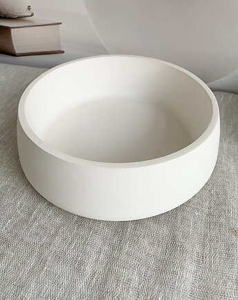 Podstawka/ misa dekoracyjna z gipsu średnica 180mm, wysokość 57mm, Coccola JEWELLERY