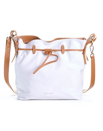 Torba skórzana Shopper - Worek Ściągany (7004), BOSCCOLO