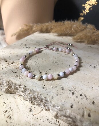 Bransoletka jadeit candy, hematiti