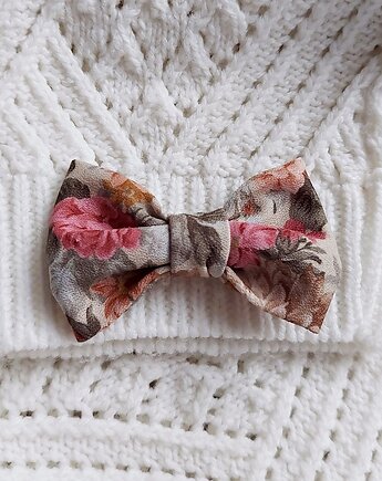 Broszka kokarda w kwiaty, vestirse!