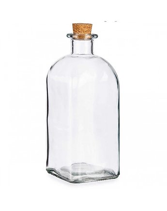 Butelka Szklana z Korkiem Botella 1000 ml, OKAZJE - Prezent na 80 urodziny
