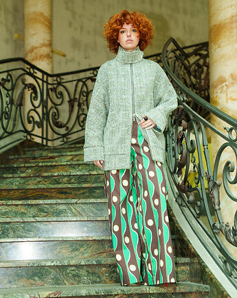 Sage Wool Jacket, Bucle