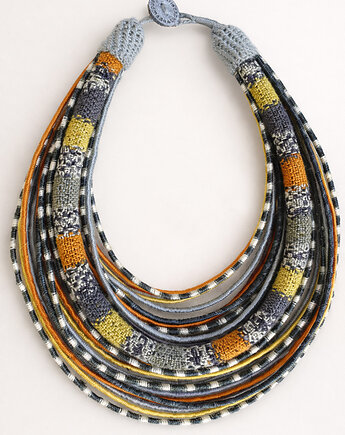 UNIKAT - jesienna masajka z ręcznie dzierganą na drutach liną, MARISCAPES