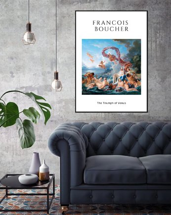 PLAKAT Rococo, Francois Boucher, modern rococo, black dot studio