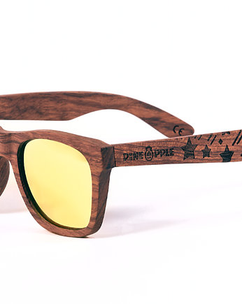 Drewniane okulary przeciwsłoneczne STARS, Pineapplestyle