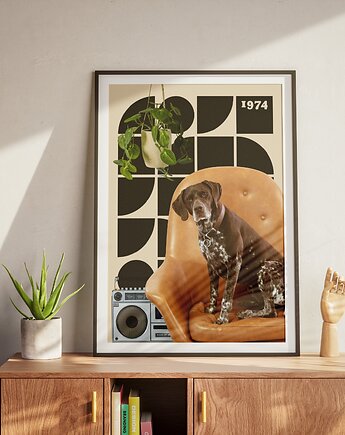 Plakat Bauhaus ( Pies Haus ), DAPIDOKA