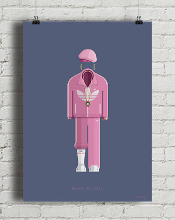 Plakat Missy Elliott, minimalmill