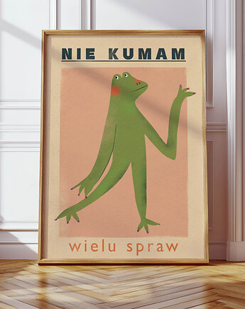 Plakat Nie kumam wielu spraw, MUKI design