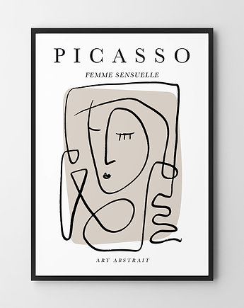 Plakat W stylu Picasso Twarz Kobiety, HOG STUDIO