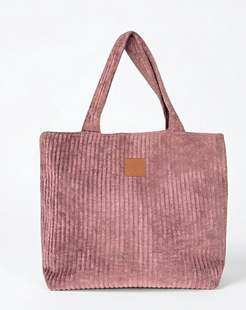 Duża torba ze sztruksu Mili Cozy - Rose Dust, Militu