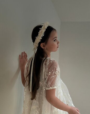 Wianek na głowę -  komunia święta, chrzest, sesja, MOM&SISdekorują