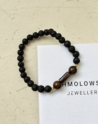 Bransoletka męska Bronzyt, Chmolowska Jewellery