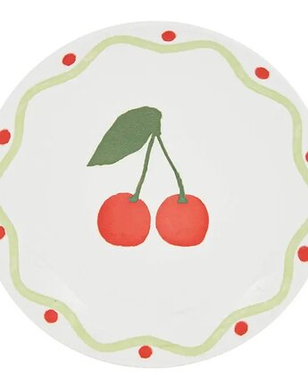 Komplet 6 porcelanowych talerzy deserowych Cherry, 19 cm, MIA home
