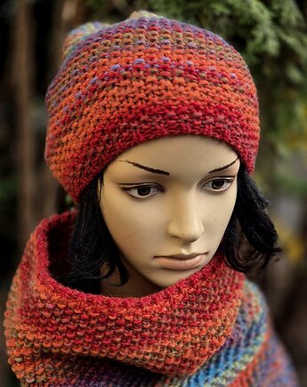 Ryż z owocami / komplet, agat handmade